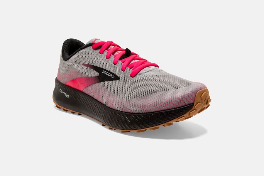 Brooks Catamount Trail Running Shoes - Womens - Navy/Pink - TJ1789635